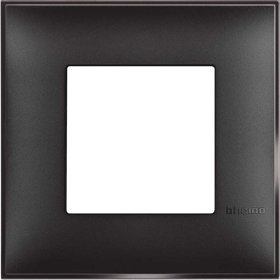 Bticino Classia Polimer Plastik Çerçeve 2 M Satine Siyah