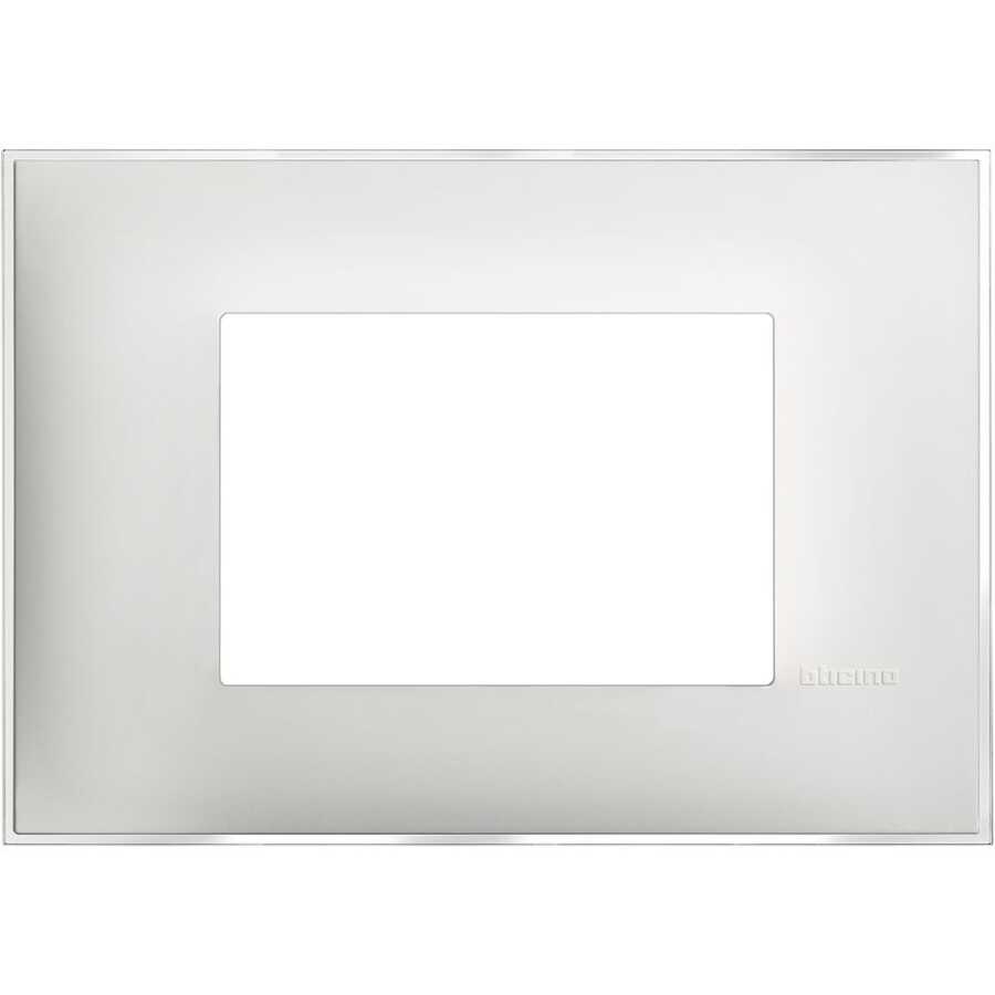 Bticino Classia Polimer Plastik Çerçeve 3M Satine Buz Beyazı