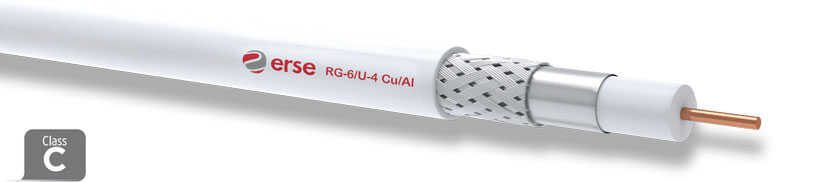 Erse COAXIAL RG 6/U-4 Cu/AL Class C Eca Anten Kablosu