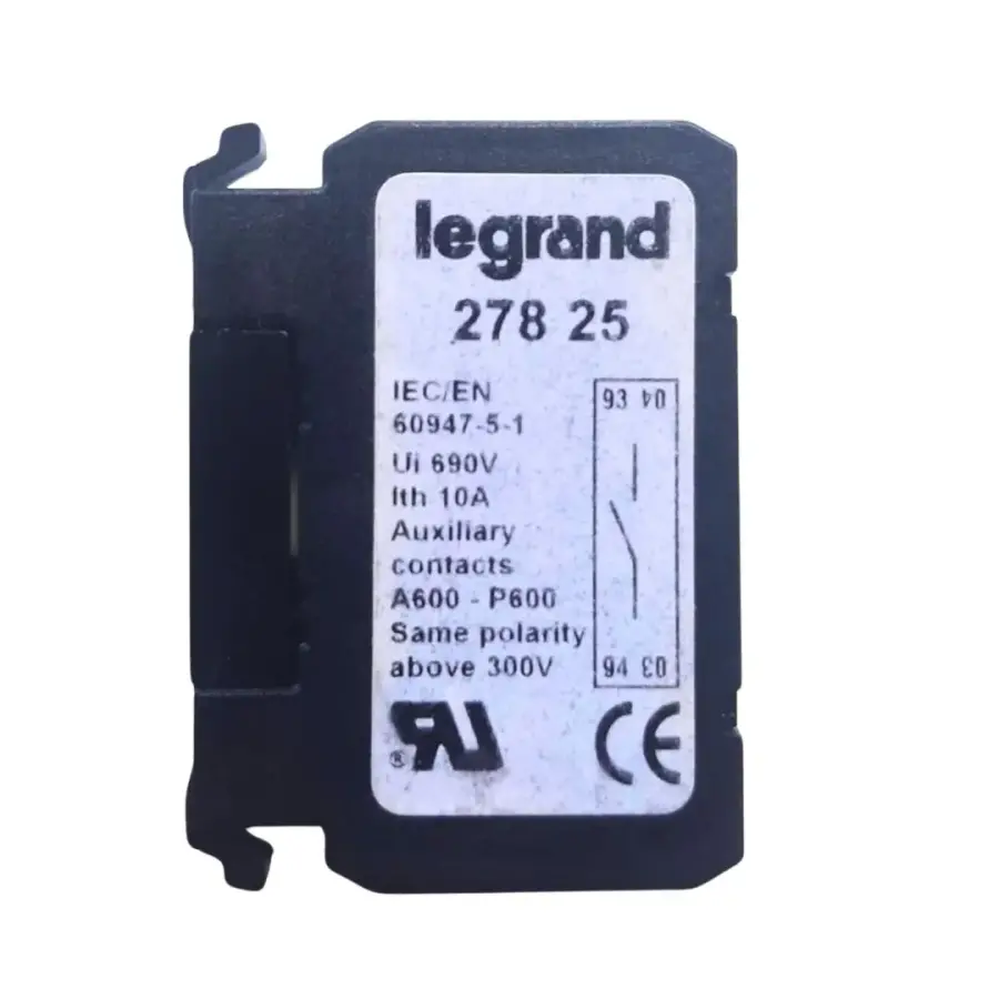 Legrand 27825 10A CTX1 110A Yardımcı Kontak