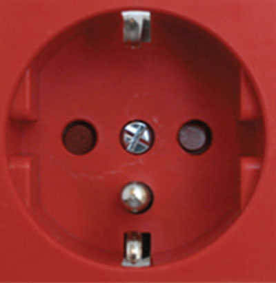 Legrand Dlp İçin 2x2p+T Upspriz Kırmızı