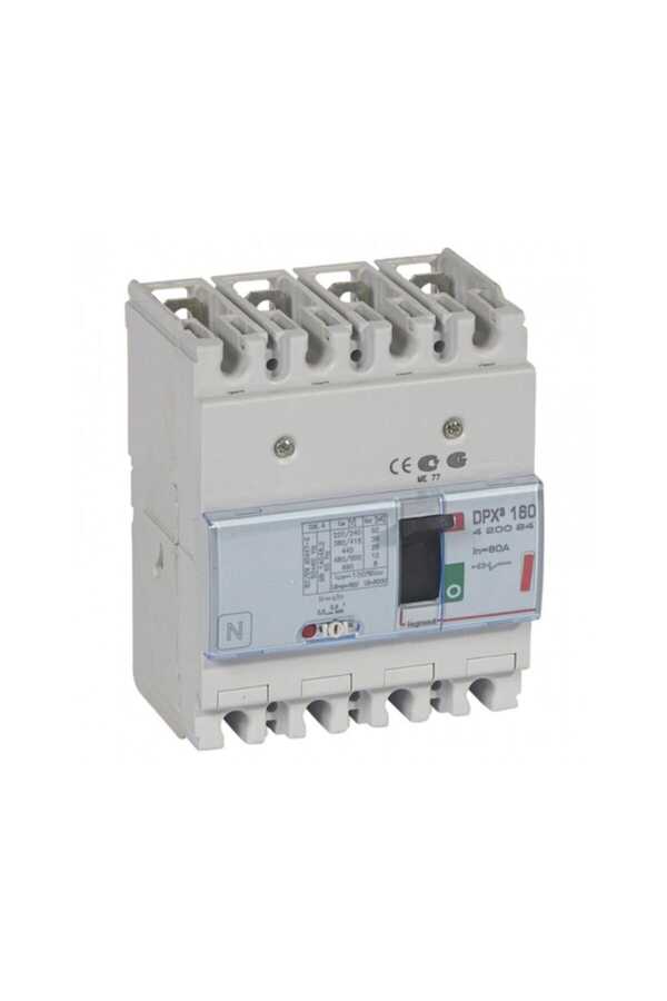 Legrand - 420094 DPX3 160 4P 80A 36kA Termik Manyetik Kompakt Şalter