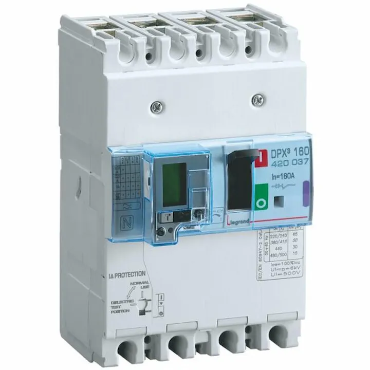 Legrand - 420037 DPX3 160 4P 160A 16kA Termik Manyetik Kompakt Şalter