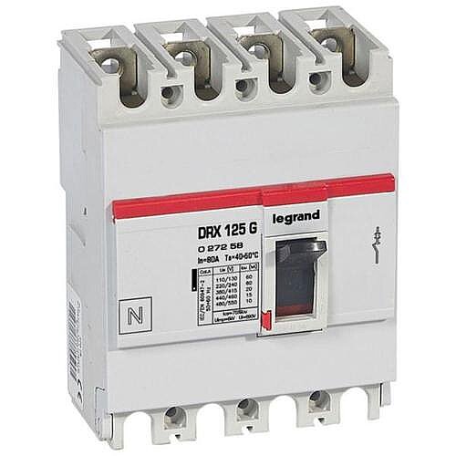 Legrand DRX 125 4P 80A 20kA Termik Manyetik Kompakt Şalter (MCCB) - 027258