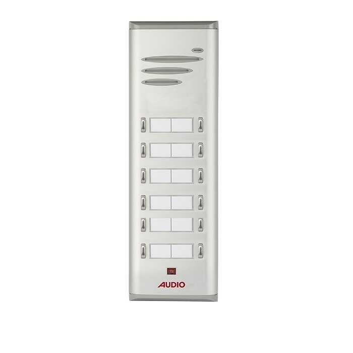 Audio 004849 E12 Basic Serisi Çift Butonlu Zil Paneli 12 li