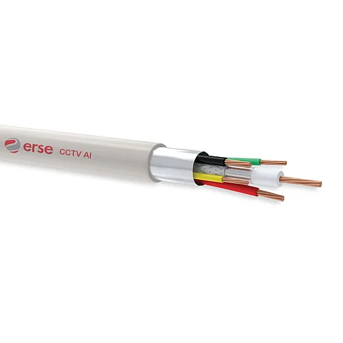 Erse CCTV-AL 1 COAX+2X0,22 mm² Rulo Kamera Kablosu