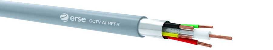 Erse CCTV Al 1COAX+4x0.22 HFFR RAL7001 Grey