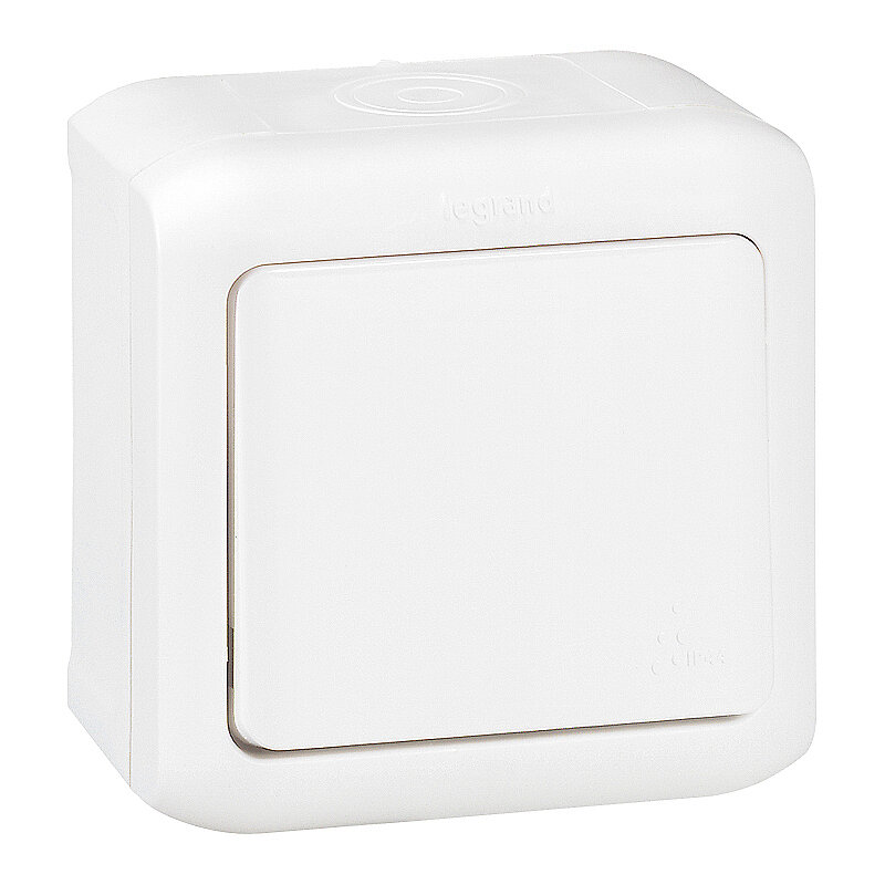 Legrand Forix Buton Anahtar, Sıva Üstü Beyaz 6A 250V IP44