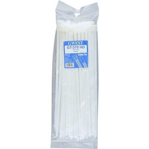 Gwest Gt 370HD 370 x 7,6 mm Beyaz Kablo Bağı