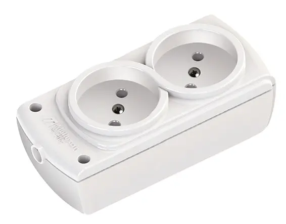 Mutlusan İkili Topraklı Grup Priz (Klemensli) Olimpia