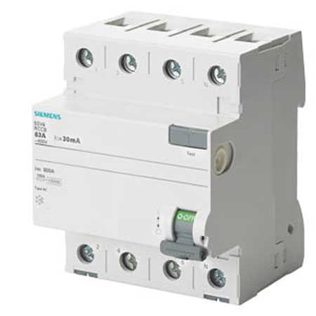 Siemens - 5SV4644-0 4X40A 300mA Kaçak Akım Rölesi