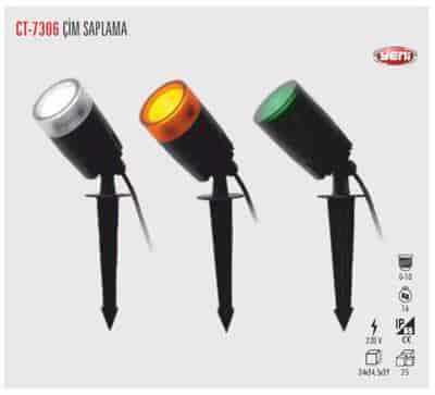 Cata CT-7306 Duy Kazıklı Led Bahçe Aydınlatma Mavi
