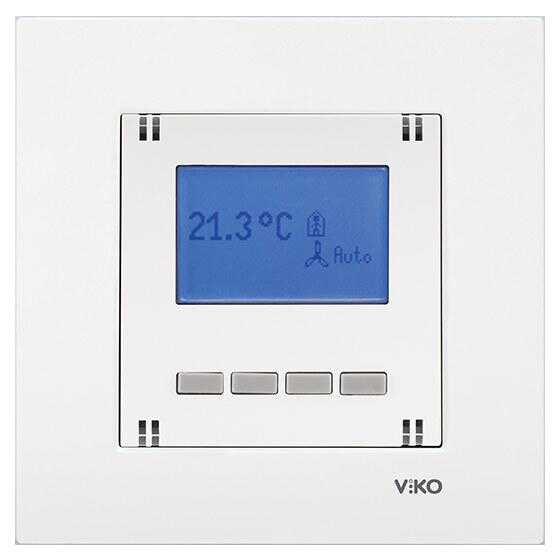 Viko Karre/Meridian Beyaz Digital Termostat Mekanizma ( Çerçeve Hariç ) 90967132