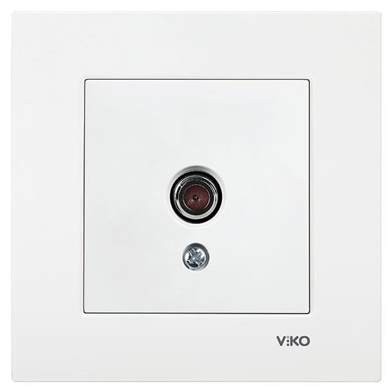 Viko Karre/Meridian Beyaz Tv Sonlu Mekanizma (Çerçeve Hariç) 90967010