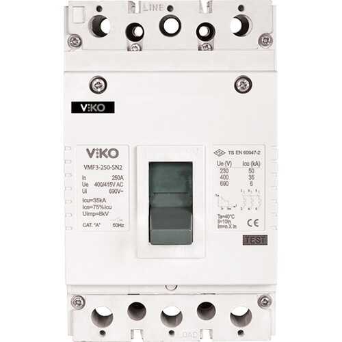 Viko - VMF1-63-4-SN2 4x63A 25ka Sn2 Sabit Kompakt Şalter
