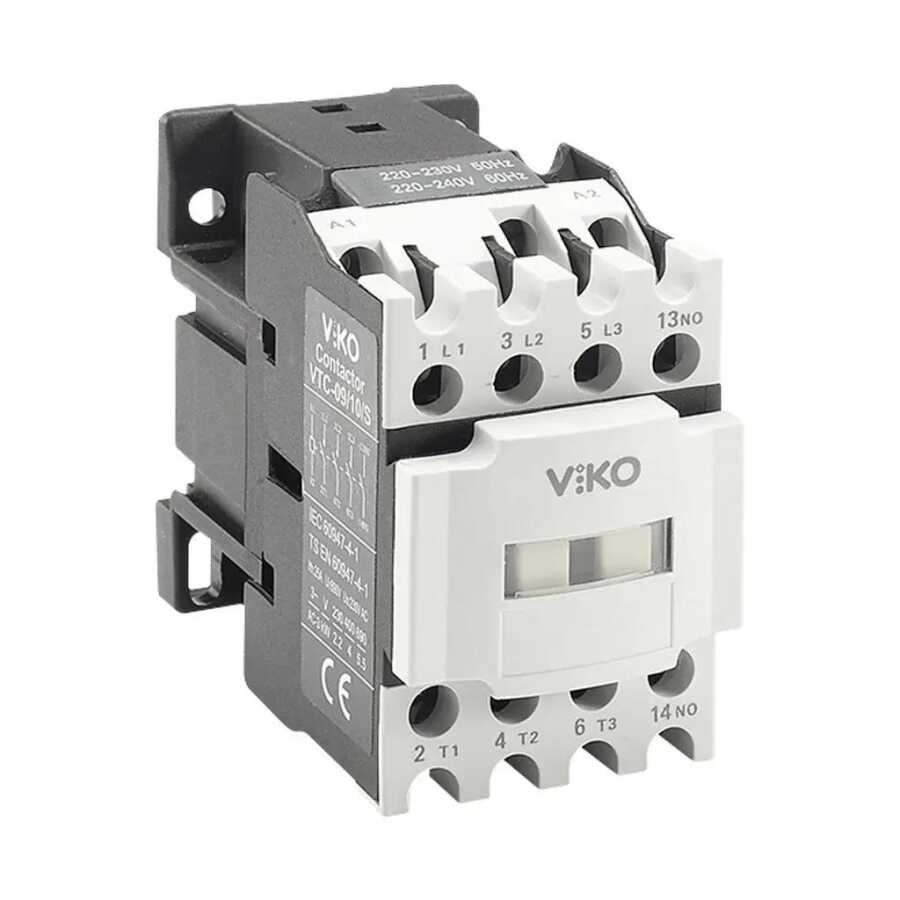 Viko - VTC-25/10/S-SN2 11KW AC3 25A 3P 1NO Coil 230V Kontaktör