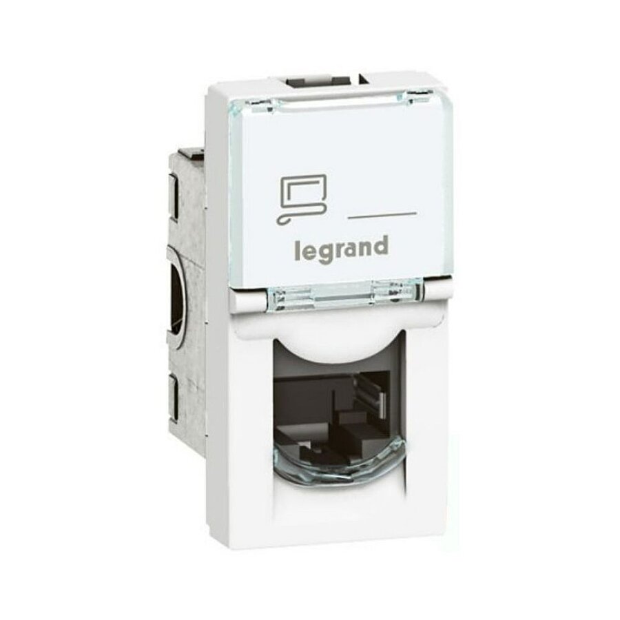Legrand Mosaic 076562 1 Port Cat6 FTP Data Prizi