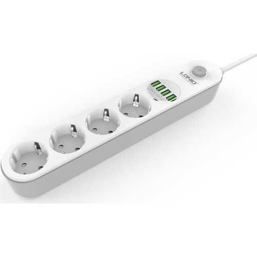LDNIO SE4432 4PRİZ+4 USB AKIM KORUMALI PRİZ