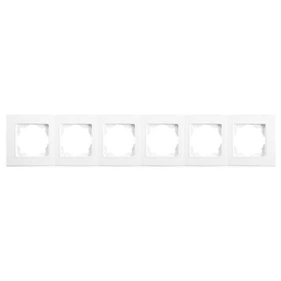 Viko Linnera Beyaz Altılı Çerçeve Yatay 90480006