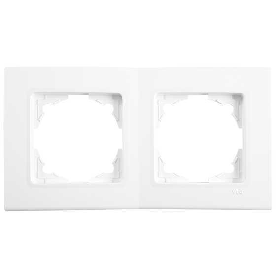 Viko Linnera Beyaz İkili Çerçeve Yatay 90480002