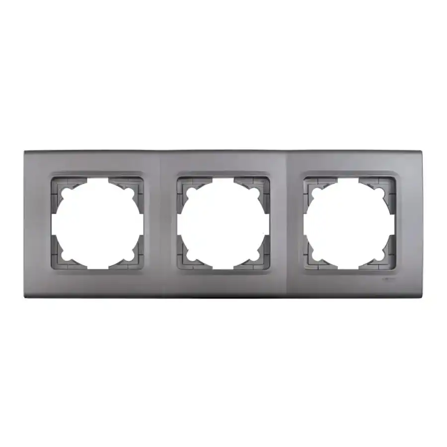 Viko Linnera Life Granit Grisi Üçlü Çerçeve 90482003
