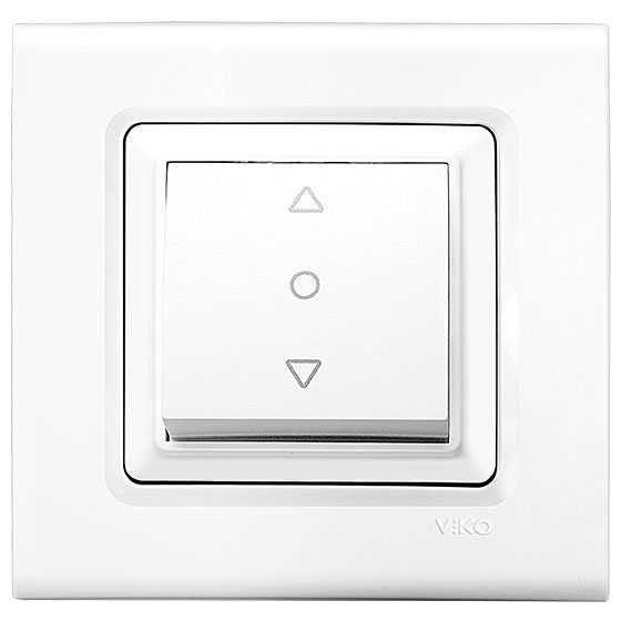 Viko Linnera/Rollina Beyaz Tek Düğmeli Jaluzi Mekanizma (Çerçeve Hariç) 90440072