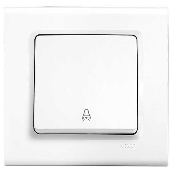 Viko Linnera/Rollina Beyaz Zil Anahtarı Mekanizma (Çerçeve Hariç) 90440006