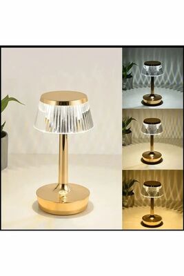 Cata Ct-8434 Rio Şarjlı Masa Lambası Dokunmatik Tek Anahtarla 3 Renk