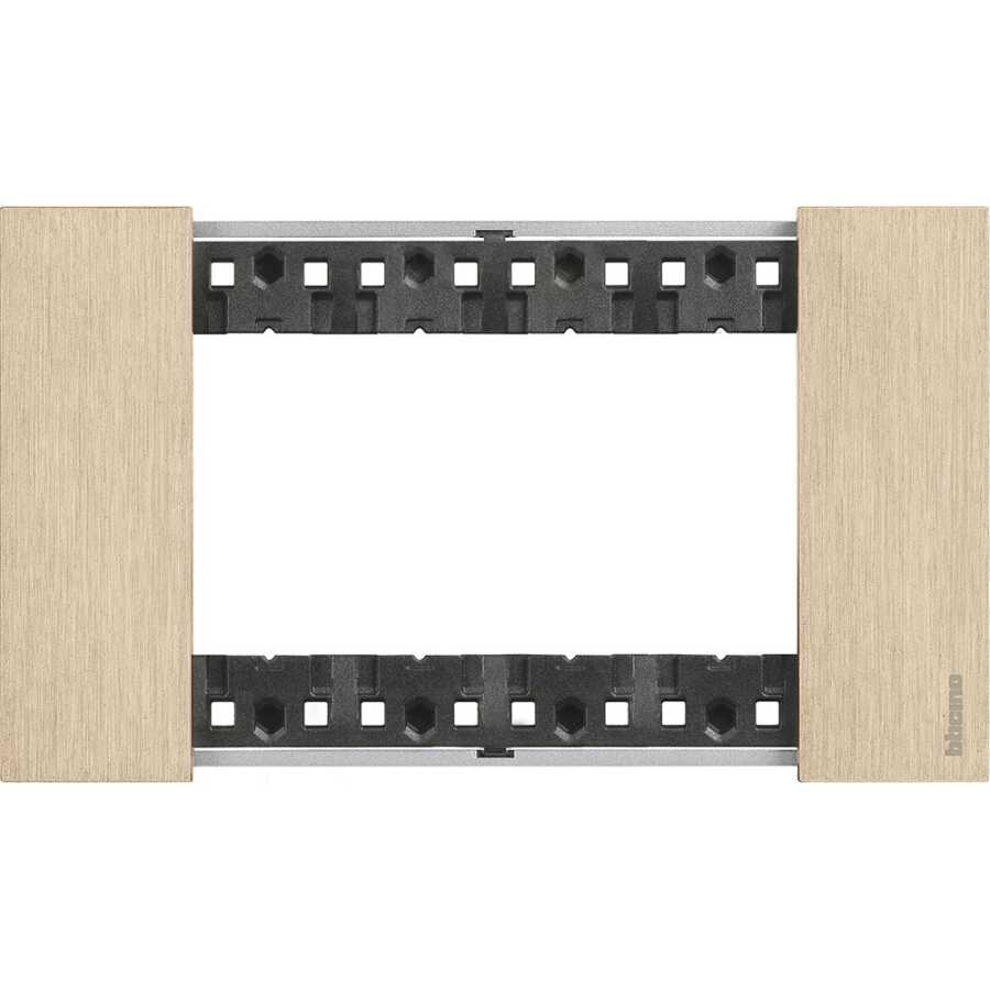 Bticino KA4804ZW Metal Çerçeve 4M Altın