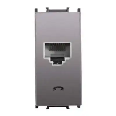 Thea Panasonic Modüler Antrasit Nümeris Düğme Kapak 1M