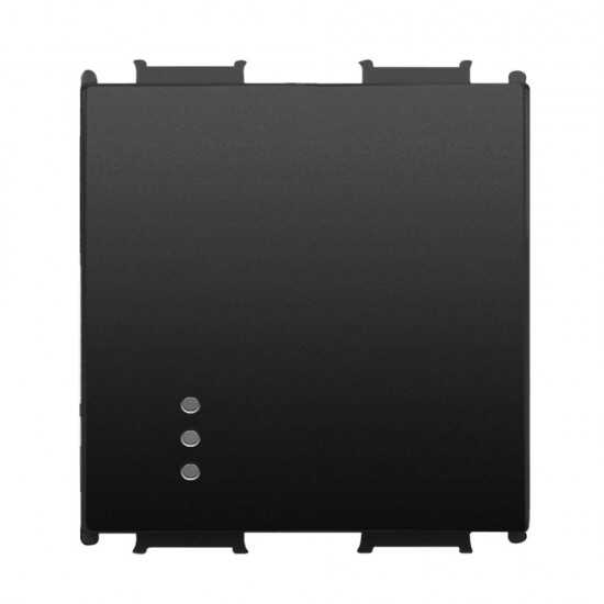 Viko Panasonic Thea Modüler Siyah 2M Işıklı Anahtar Düğme/Kapak