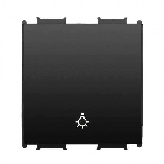 Viko Panasonic Thea Modüler Siyah 2M Light Düğme/Kapak (Mekanizma Hariç)