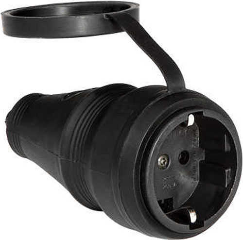 Tem Monofaze Kauçuk 16 A Seyyar Prizi