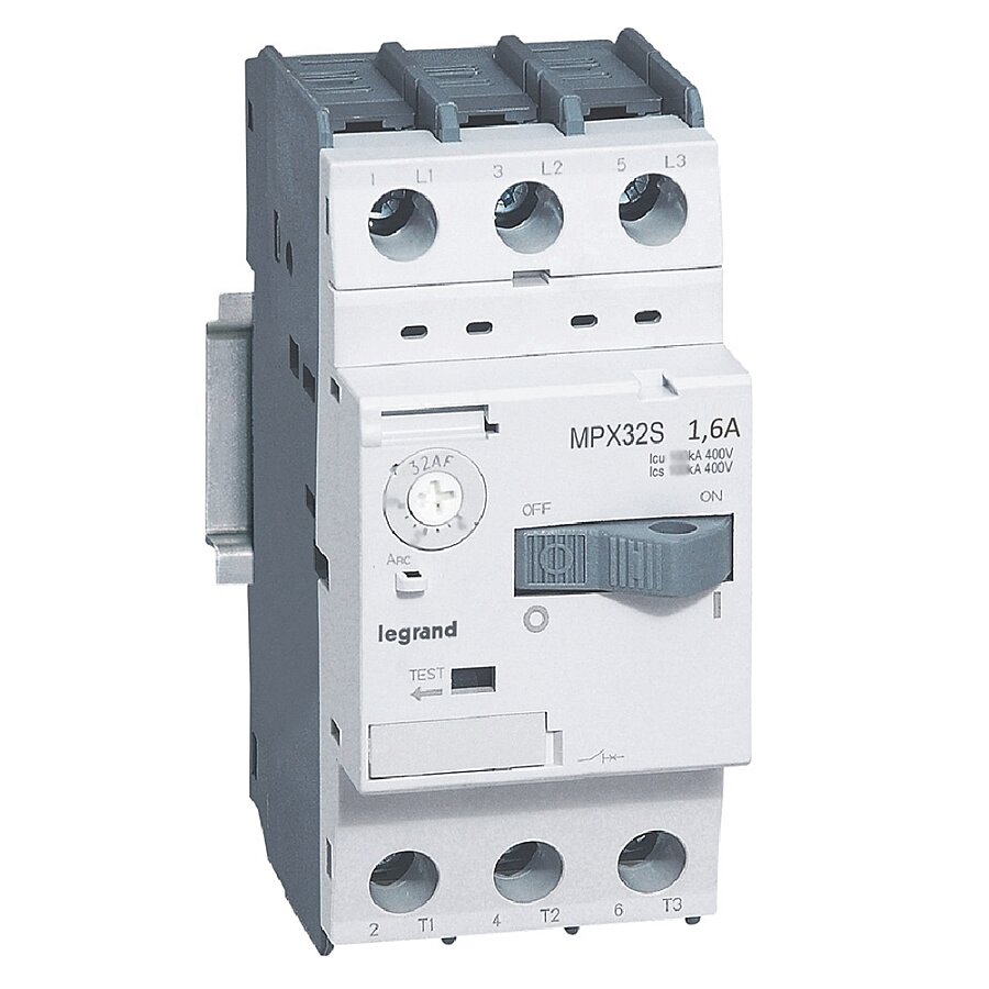 Legrand MPX3 32S Motor Koruma Şalteri, 1.0–1.6A 100kA