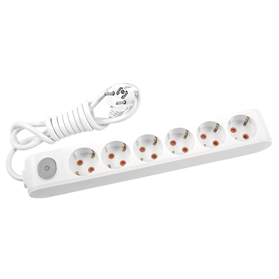 Viko Multi-Let Altılı Grup Priz Anahtarlı Topraklı 5 Metre Beyaz (Çocuk Korumalı) 90117605