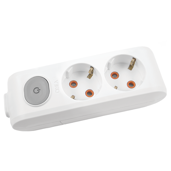 Viko Multi-Let İkili Grup Priz Anahtarlı Topraklı Klemensli Beyaz (Çocuk Korumalı) 90117200