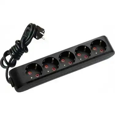 Viko Multi-Let Beşli Grup Priz Topraklı 3 Metre Siyah (Çocuk Korumalı) 90133503