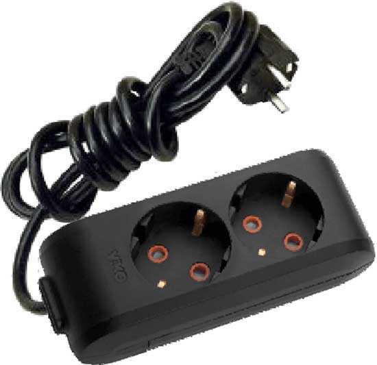 Viko Multi-Let İkili Grup Priz Topraklı 5 Metre Siyah (Çocuk Korumalı) 90133205