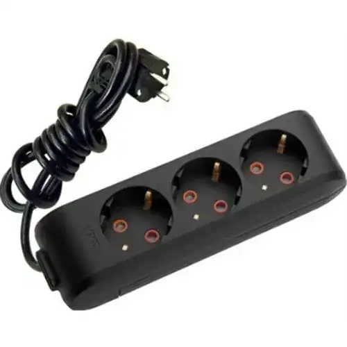 Viko Multi-Let Üçlü Grup Priz Topraklı 3 Metre Siyah (Çocuk Korumalı) 90133303