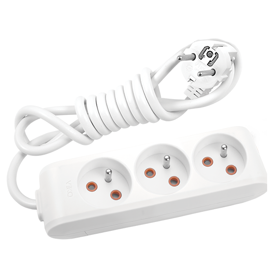 Viko Multi-Let Üçlü Grup Priz Ups 2 Metre Beyaz (Çocuk Korumalı) 90110302