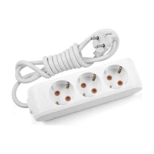 Viko Multi-Let Üçlü Grup Priz Topraklı 2 Metre Beyaz (Çocuk Korumalı) 90113302