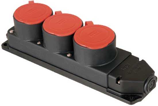 Mutlusan Mut-31/3 Trifaze 3-Lü Grup Priz