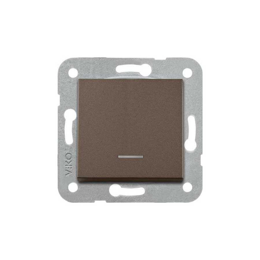 Artline Novella/Trenda Antrasit Işık Anahtar Düğme (Mekanizma Hariç)