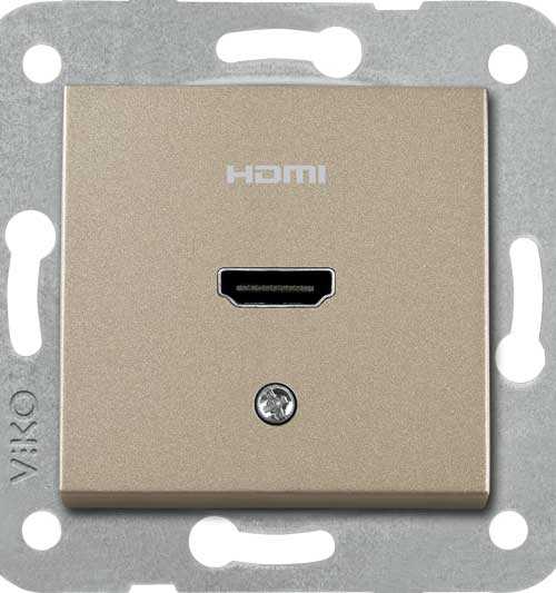 Artline Novella/Trenda Bronz Hdmi Konnektör Kapak (Mekanizma Hariç)