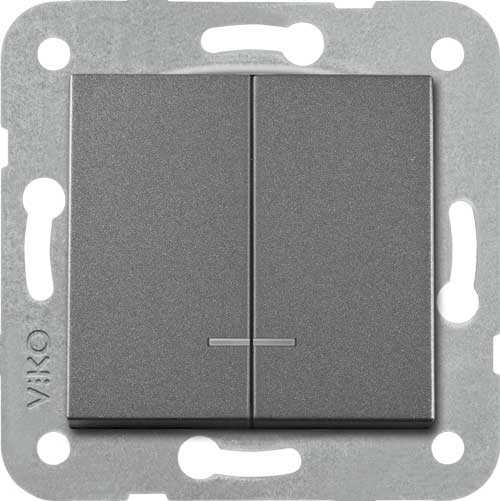 Artline Novella/Trenda Füme Işık Komütatör Düğme (Mekanizma Hariç)