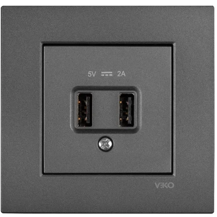 Artline Novella/Trenda Füme Usb Priz Kapak 5v- (Mekanizma Hariç)