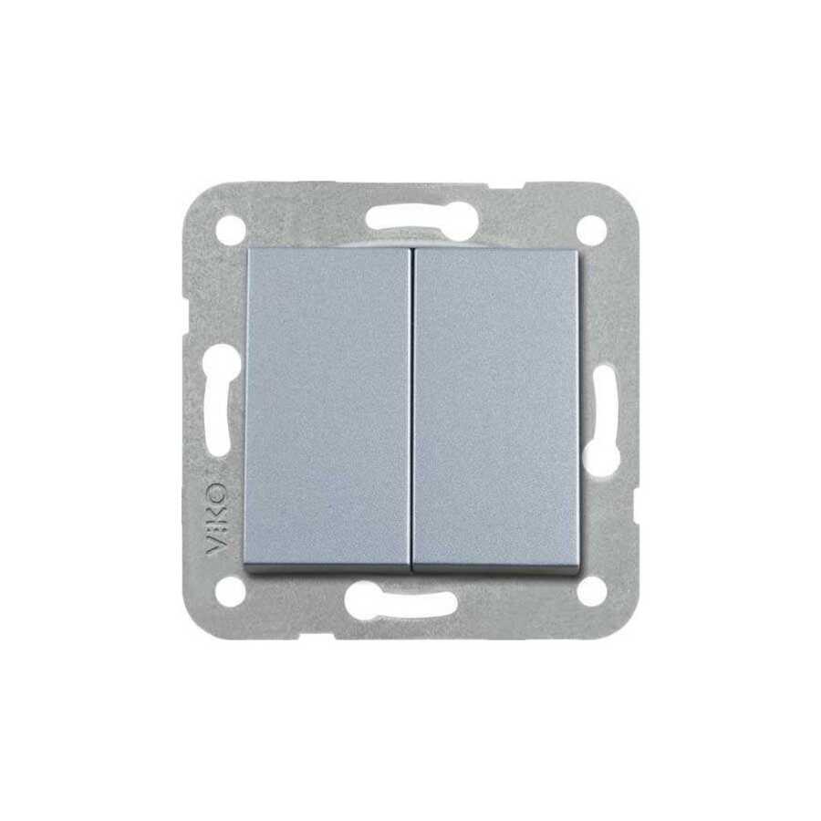 Artline Novella/Trenda Gümüş Komütatör Düğme (Mekanizma Hariç)