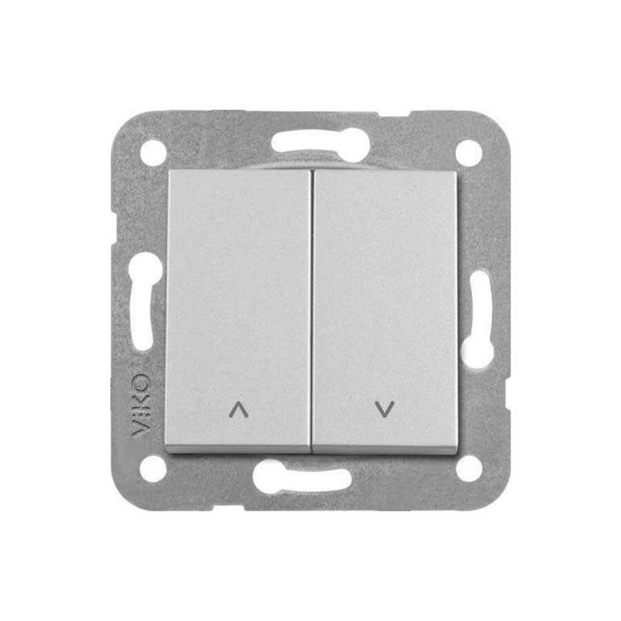 Artline Novella/Trenda Metalik Beyaz Jaluzi Kumanda Düğme (Mekanizma Hariç)