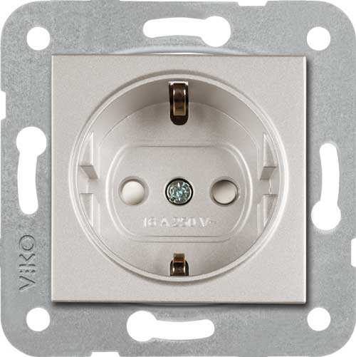 Artline Novella/Trenda Saten Topraklı Priz Çocuk Korumalı Kapak (Mekanizma Hariç)