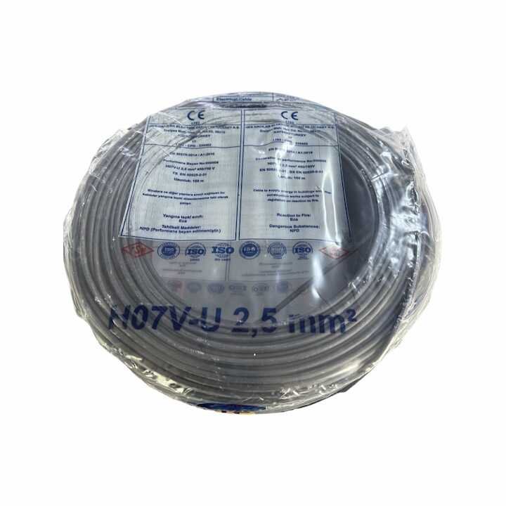 Hes Nya Kablo 2,5 mm² Siyah ( H07v-U )